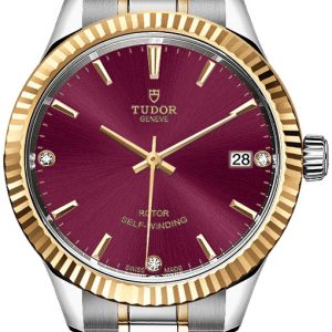 Tudor M12313-0015 Style Röd/Gulguldtonat stål Ø34 mm