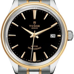 Tudor M12503-0003 Style Svart/18 karat gult guld Ø38 mm