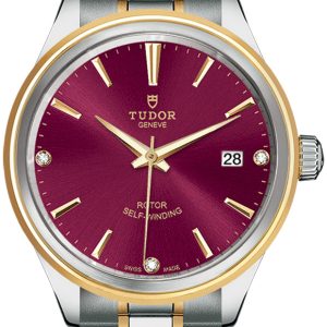 Tudor M12503-0015 Style Röd/Gulguldtonat stål Ø38 mm