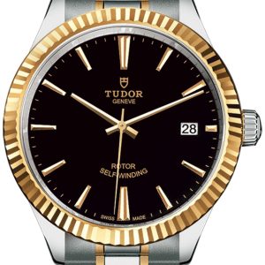 Tudor M12513-0005 Style Svart/Gulguldtonat stål Ø38 mm