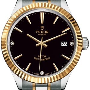 Tudor M12513-0011 Style Svart/Gulguldtonat stål Ø38 mm