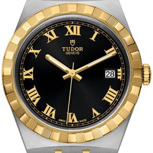 Tudor M28503-0006 Royal Svart/18 karat gult guld Ø38 mm