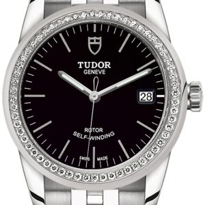 Tudor M55020-0008 Glamour Date Svart/Stål Ø36 mm