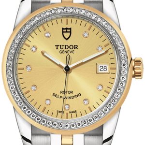 Tudor M55023-0026 Glamour Date Gulguldstonad/Gulguldtonat stål Ø36