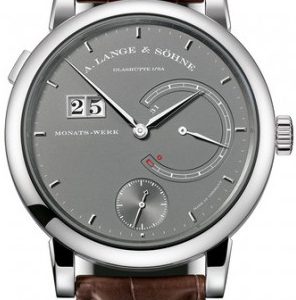 A. Lange & Söhne Herrklocka 130.039 Saxonia Grå/Läder Ø45.9 mm