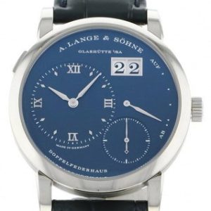 A. Lange & Söhne Herrklocka 191.028 Lange 1 Blå/Läder Ø39 mm