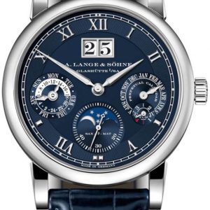 A. Lange & Söhne Herrklocka 310.028 Saxonia Blå/Läder Ø38.5 mm