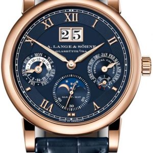 A. Lange & Söhne Herrklocka 310.037 Saxonia Blå/Läder Ø38.5 mm