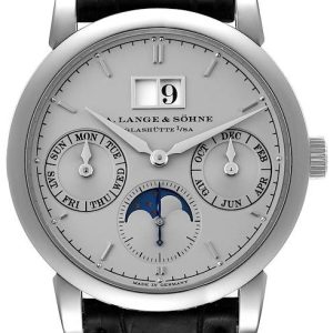 A. Lange & Söhne Herrklocka 330.025 Saxonia Silverfärgad/Läder