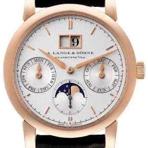 A. Lange & Söhne Herrklocka 330.032 Saxonia Silverfärgad/Läder