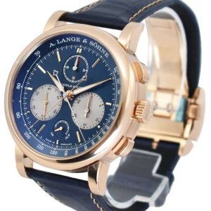 A. Lange & Söhne Herrklocka 424.037 Saxonia Blå/Läder Ø43.2 mm