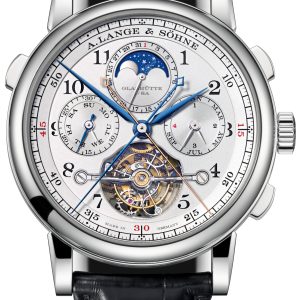 A. Lange & Söhne Herrklocka 706.025 Saxonia Silverfärgad/Läder