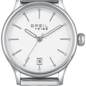 Breil Damklocka EW0495 Tribe Vit/Stål Ø32 mm