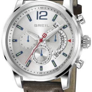 Breil Herrklocka TW1372 Miglia Silverfärgad/Läder Ø44 mm