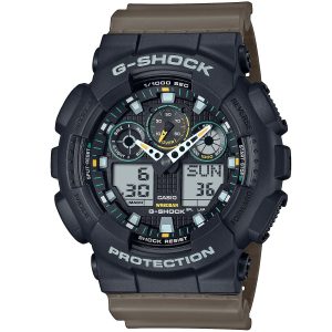 Casio G-Shock GA-100TU-1A3ER - Herr - 51 mm - Analogt - Quartz - Mineralglas