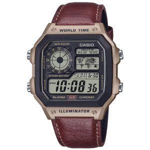 Casio Timeless AE-1200WHL-5AVEF - Herr - 42 mm - Digital - Quartz - Plexiglas