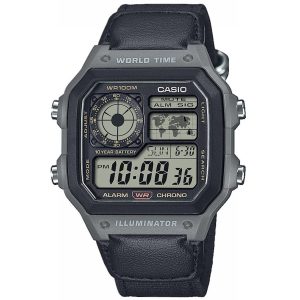 Casio Timeless AE-1200WHUB-8AVEF - Herr - 42 mm - Digital - Quartz - Plexiglas