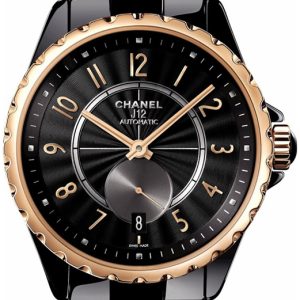 Chanel Damklocka H3838 J12 Svart/Keramik Ø36.5 mm