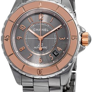 Chanel Damklocka H4185 J12 Grå/Keramik Ø38 mm