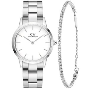 Daniel Wellington Iconic Link Tennis Giftset DW00386205 - Dam - 32 mm - Analogt - Quartz - Mineralglas