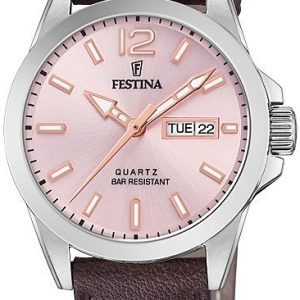 Festina 99999 Damklocka F20456-2 Rosa/Läder Ø30 mm