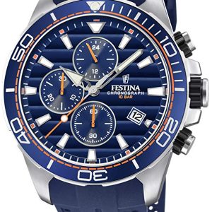 Festina 99999 Herrklocka F20370-1 Blå/Gummi Ø44.3 mm