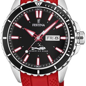 Festina 99999 Herrklocka F20378-6 Svart/Gummi Ø45 mm