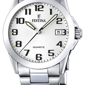 Festina Damklocka F16377-7 Vit/Stål Ø30 mm