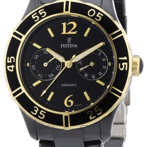 Festina Damklocka F16634-2 Sport Svart/Keramik Ø38 mm