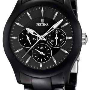 Festina Damklocka F16639-2 Sport Svart/Keramik Ø40 mm