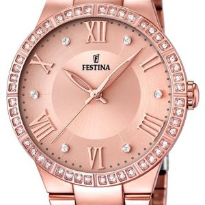 Festina Damklocka F16721-2 Dress Roséguldstonad/Roséguldstonat