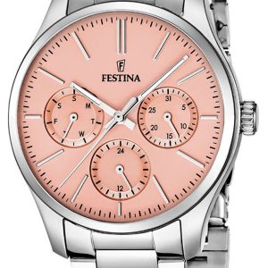 Festina Damklocka F16813-2 Dress Roséguldstonad/Stål Ø36 mm