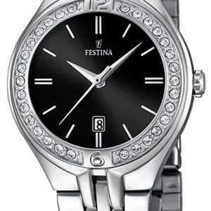 Festina Damklocka F16867-2 Svart/Stål Ø33 mm