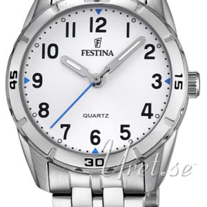 Festina Damklocka F16907-1 Dress Silverfärgad/Stål Ø32.6 mm