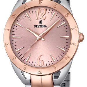 Festina Damklocka F16933-2 Dress Roséguldstonad/Roséguldstonat