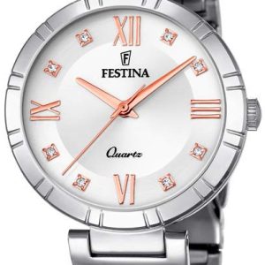 Festina Damklocka F16936-B Mademoiselle Silverfärgad/Stål Ø32.5 mm