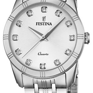 Festina Damklocka F16940-1 Vit/Stål Ø32 mm