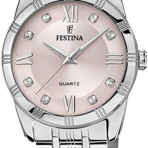 Festina Damklocka F16940-C Rosa/Stål Ø33 mm