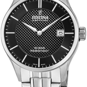 Festina Damklocka F20006-4 Svart/Stål Ø29 mm