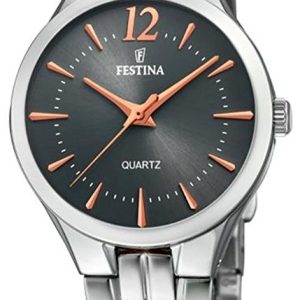 Festina Damklocka F20216-2 Svart/Stål Ø29 mm