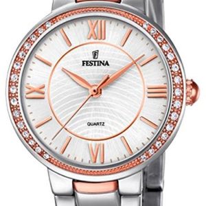 Festina Damklocka F20221-1 Vit/Roséguldstonat stål Ø30 mm