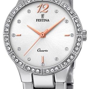 Festina Damklocka F20240-1 Vit/Stål Ø29 mm