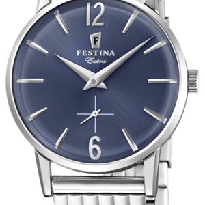 Festina Damklocka F20256-3 Blå/Stål Ø29 mm