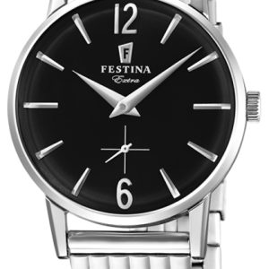 Festina Damklocka F20256-4 Svart/Stål Ø29 mm