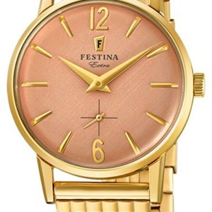 Festina Damklocka F20257-2 Roséguldstonad/Gulguldtonat stål Ø29 mm