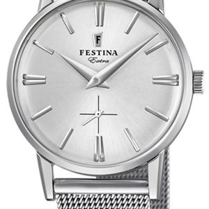 Festina Damklocka F20258-1 Silverfärgad/Stål Ø29 mm