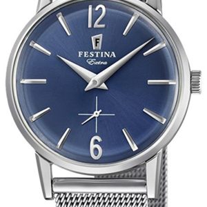 Festina Damklocka F20258-3 Blå/Stål Ø29 mm