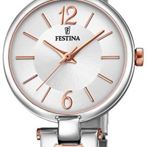 Festina Damklocka F20312-2 Mademoiselle Silverfärgad/Roséguldstonat