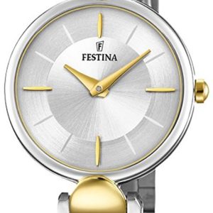 Festina Damklocka F20320-1 Mademoiselle Silverfärgad/Gulguldtonat