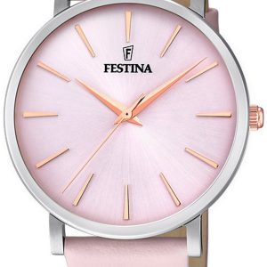 Festina Damklocka F20371-2 Rosa/Läder Ø38 mm